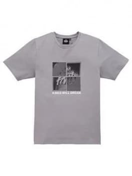 Kings Will Dream Boys Fourside Short Sleeve T-Shirt - Grey