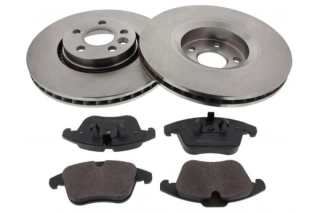 RIDEX 3405B0170 Brake disc and pads set Front Axle, Brake Disc Type: Vented, excl. wear warning contact Brake Set,disc brakes (3405)