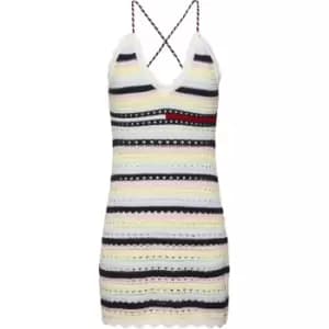 Tommy Jeans Ultra Mini Crochet Dress - Multi