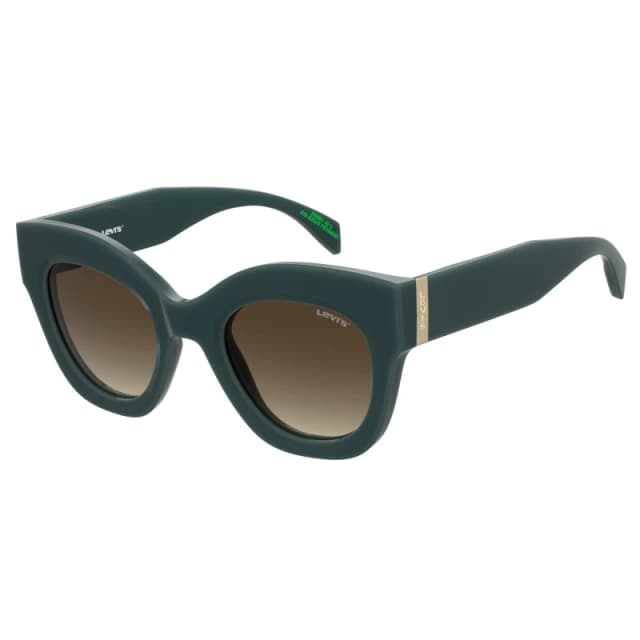 Levis Womens Levis UV Protection Round Sunglasses Green female Ladies