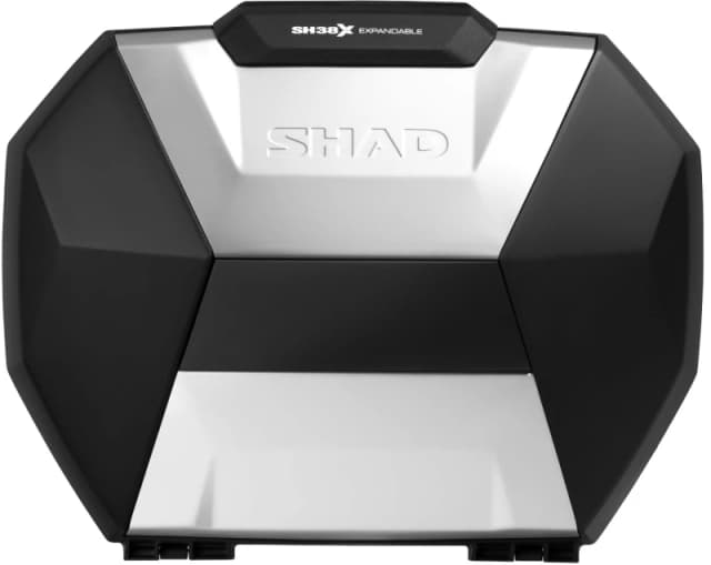 SHAD SH38X Side Cases Set, black-silver