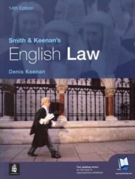 Smith and Keenans English Law by Denis Keenan Paperback