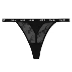 Hugo Lace Thong - Black