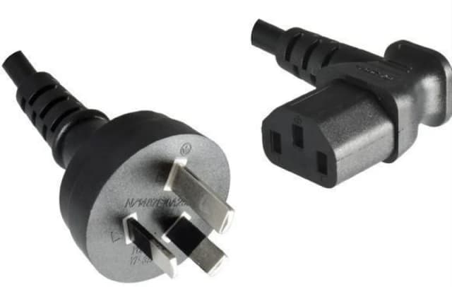 Microconnect PE010418AUSTRALIA-A power cable Black 1.8 m Power plug ty