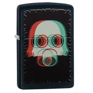 Zippo 3D Gas Mask Classic Black Matte