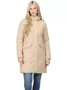 Regatta Romine Waterproof Insulated Jacket - Beige, Beige, Size 12, Women