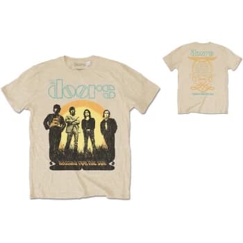 The Doors - 1968 Tour Unisex Large T-Shirt - White