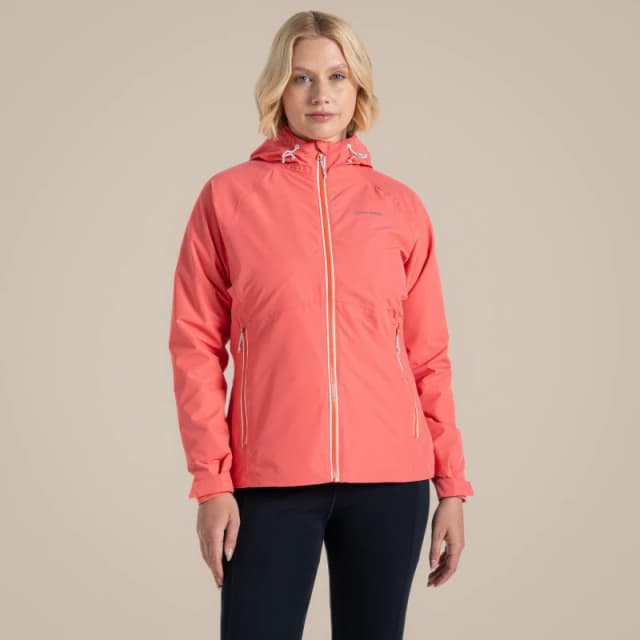 Craghoppers Womens Crag Brielle Waterproof Jacket Deep Coral female 12 (M)