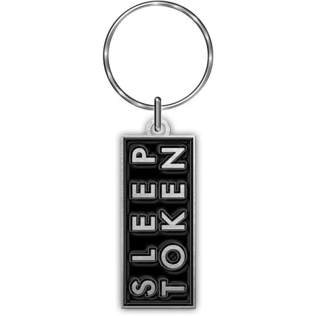Sleep Token Band Logo Keyring Keychain Black unisex