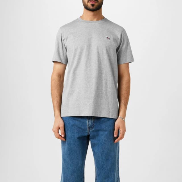 Paul Smith Zebra Crew Neck T-Shirt - Grey Grey M