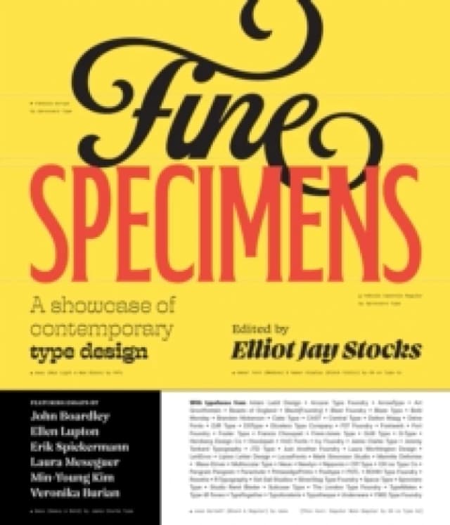 Fine Specimens : A Showcase of Contemporary Type Design Hardback
