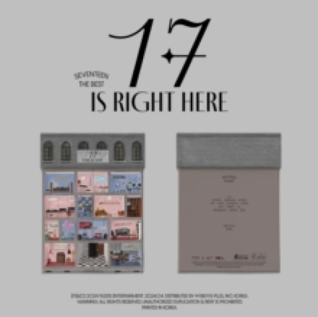 SEVENTEEN Best Album '17 IS RIGHT HERE' (HEAR Ver.) CD / Album