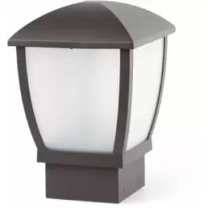 Wilma H34 dark gray garden bollard 1 bulb