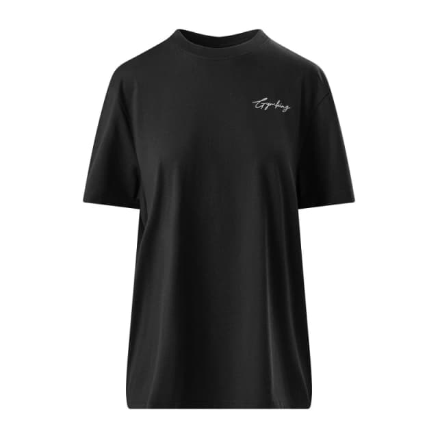 Gym King Womens Reset Boyfriend Oversized T-Shirt Black female 10 (S)