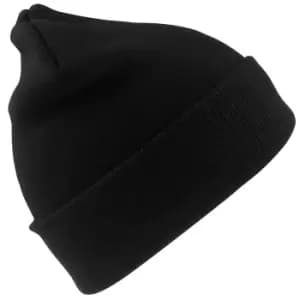 Result Wooly Heavyweight Knit Thermal Winter/Ski Hat (One Size) (Black)