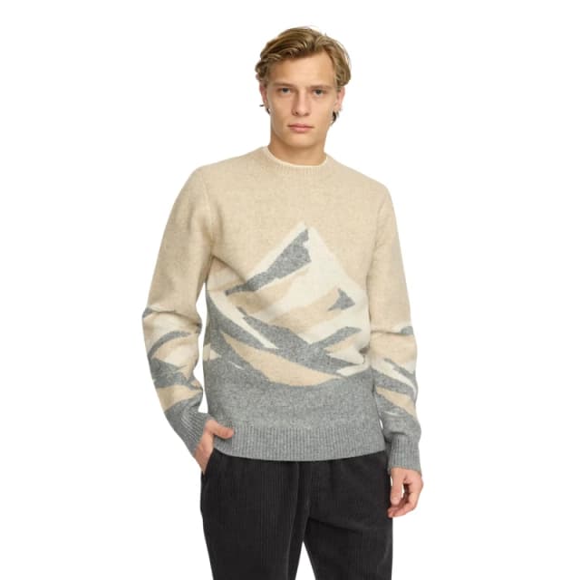 Revolution Knit crew neck jumper Revolution Blanc Male XL