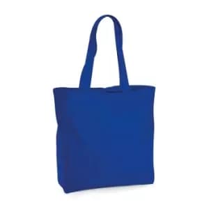Westford Mill Unisex Organic Premium Cotton Maxi Tote Bag (One Size) (Bright Royal)