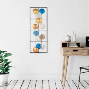 Limerence Multicolor Decorative Metal Wall Accessory