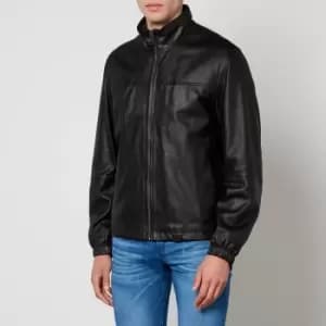 Boss Orange Jasis Leather Jacket