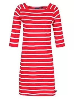 Regatta Paislee Dress - Red/White, Size 12, Women