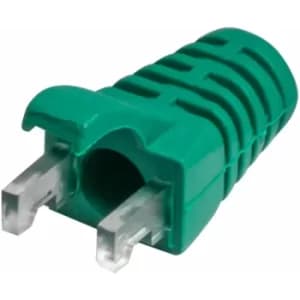 TUK Ltd SPEEDY RJ45 PS1Gn#100 Green strain relief boot for Cat5 plug pack of 100