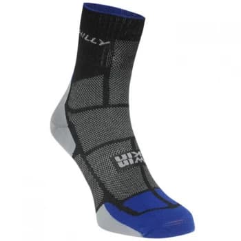 Hilly TwinSkin Anklet Socks Adults - Blk/Bl/Grey