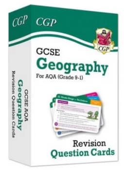 New Grade 9-1 GCSE Geography AQA Revision Question Cards by CGP Books