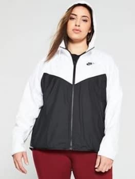 Nike Nsw Fem Jacket (Curve) - Black/White