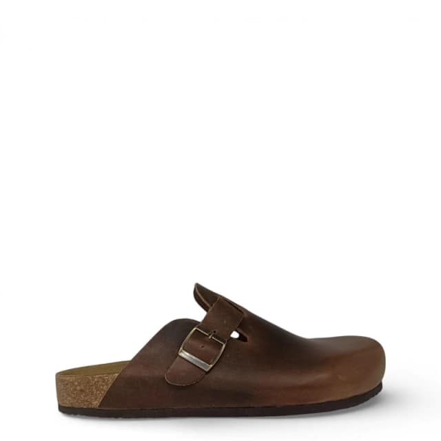 Jack Wills Mule Sandals Mens Brown Leather unisex 7 (41)