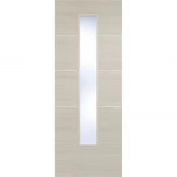 Santandor Internal Glazed Ivory Laminate 1 Lite Door - 686 x 1981mm