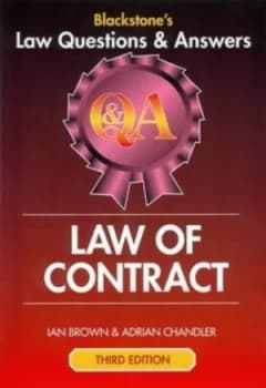 Law of Contract by Ian Brown and Adrian Chandler Book