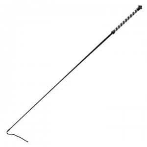 Dublin Suregrip Handle Dressage Whip - Silver