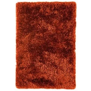 Asiatic Plush Shaggy Rug - 160 x 230cm - Rust
