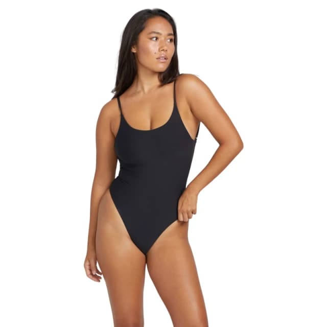 Volcom Womens 1 Piece swimsuit Volcom Simply Seamless Noir Female L