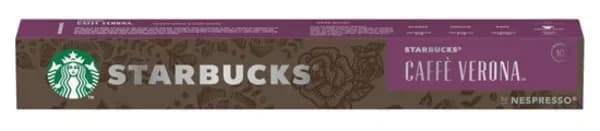 Starbucks Caffe Verona Espresso Coffee 10 Pods