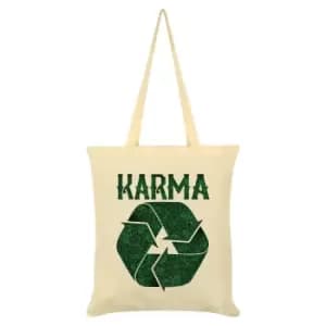 Grindstore Recycling Karma Tote Bag (One Size) (Cream)
