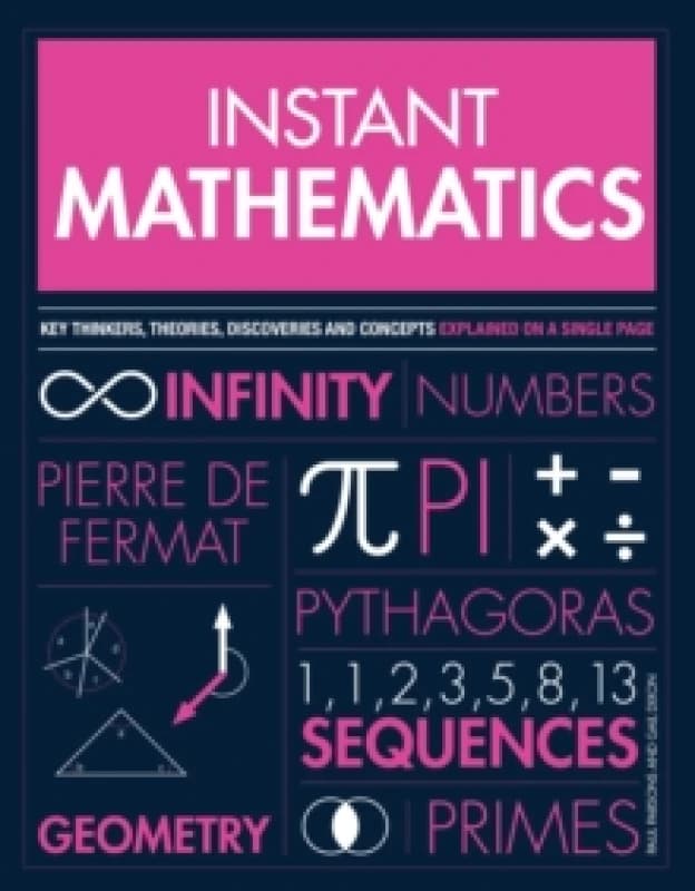 Instant Mathematics : Key Thinkers, Theories, Discoveries and Concepts Explained on a Single Page Paperback / softback