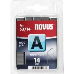 Type 53 fine wire staples 1000 pc(s) Novus 106442400 Dimensions (L x W) 14mm x 11.3 mm