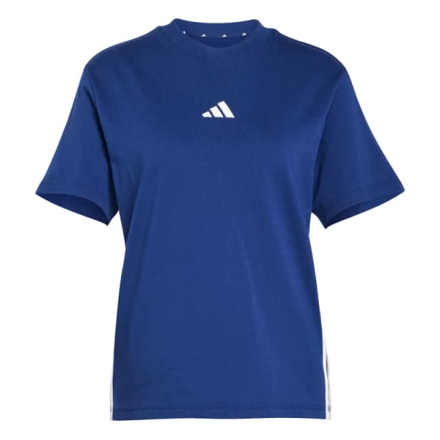 Adidas Womens T-Shirt adidas Essentials 3-Stripes Bleu Female L