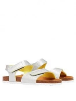 Joules Girls Tippy Toes Glitter Sandal- Silver