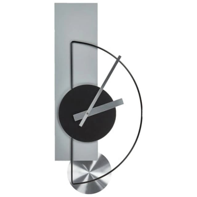 Beliani Wall Clock Cevins 31cm Metal Light Grey