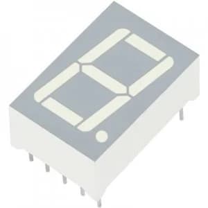 Seven segment display Yellow 14.2mm 1.95 V No. of digits 1