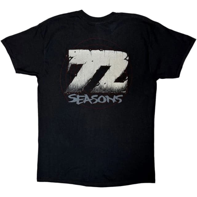 metallica Skull Screaming Red 72 Seasons T Shirt Black unisex