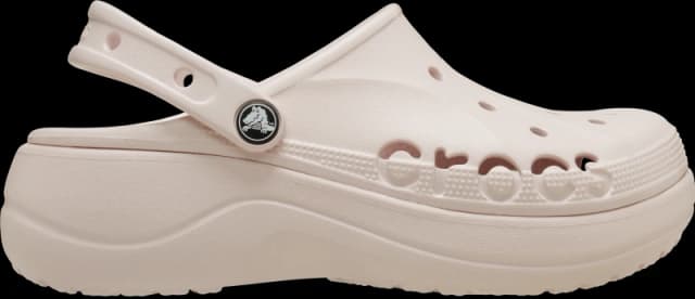 Crocs Women Baya Platform Clogs Barely Pink 6