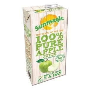 Sunmagic 1 Litre Pure Apple Juice Drink Pack of 12 471021