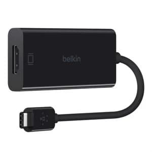 Belkin F2CU038BTBLK cable interface/gender adapter USB type C HDMI Black