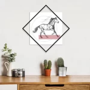 Freedom Multicolor Decorative MDF Painting