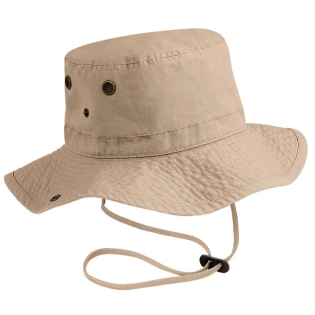 Beechfield Beechfield Men Outback UPF50 Protection Summer Hat Headwear in Light Beige Light Beige One Size Male 5055747770988