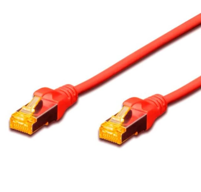 FDL 0.25M CAT.6a 10GB S-FTP LSZH PATCH CABLE - RED