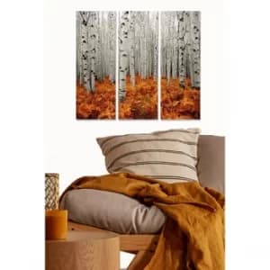 MDF637548867 Multicolor Decorative MDF Painting (3 Pieces)